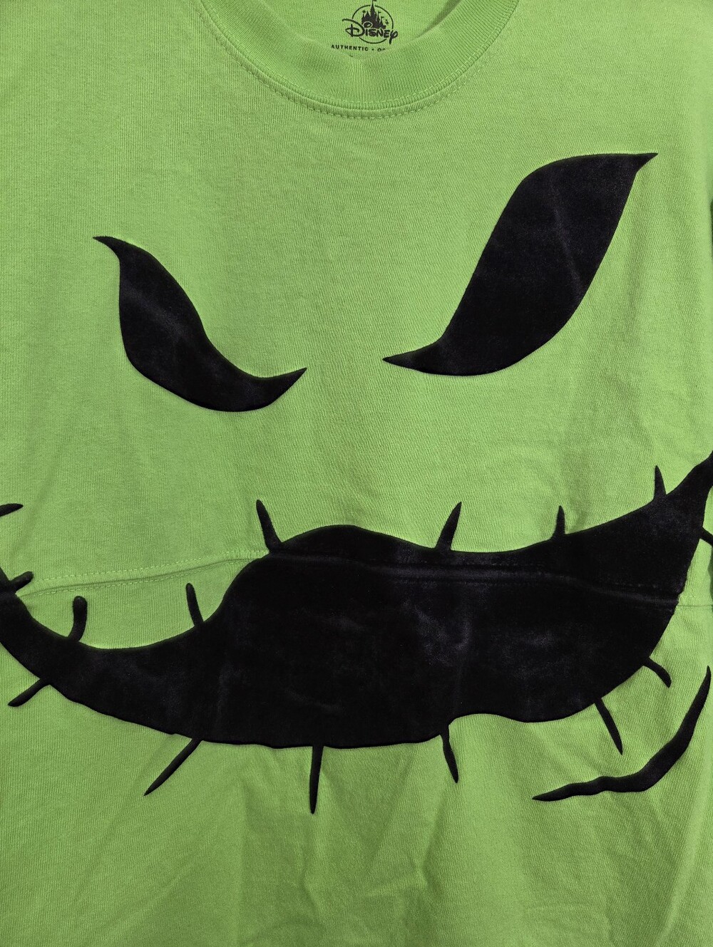 Spirit Jersey Disney Nightmare Before Christmas Oogie Boogie Green Shirt Small - Picture 3 of 7